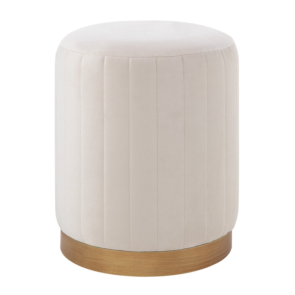 Renwil Canada - Ottoman - Baylor - Off-White- Union Lighting Luminaires Decor