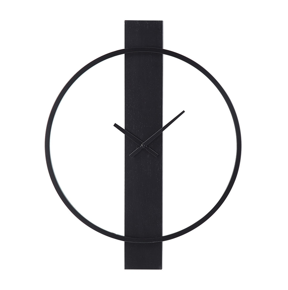 Renwil Canada - Wall Clock - Romane - Matte Black- Union Lighting Luminaires Decor