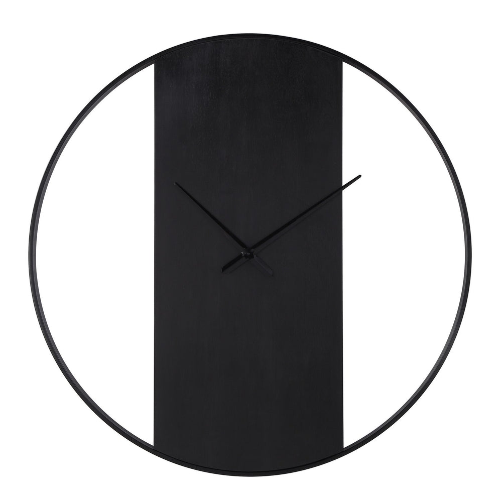 Renwil Canada - Wall Clock - Romy - Matte Black- Union Lighting Luminaires Decor