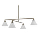 Renwil Canada - LED Ceiling Fixture - Isola - Champagne- Union Lighting Luminaires Decor
