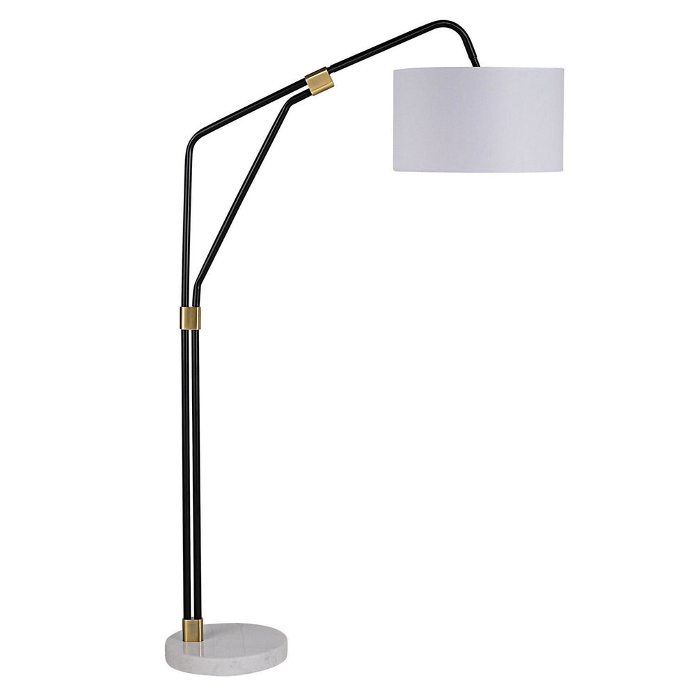 Renwil Canada - LED Floor Lamp - Wroxton - Antique Brass- Union Lighting Luminaires Decor