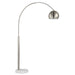 Renwil Canada - One Light Floor Lamp - Aglow - Brushed Nickel- Union Lighting Luminaires Decor