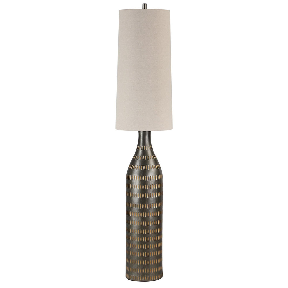 Renwil Canada - Two Light Floor Lamp - Crake - Dark Brown- Union Lighting Luminaires Decor