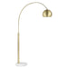 Renwil Canada - One Light Floor Lamp - Daleela - Brushed Gold- Union Lighting Luminaires Decor