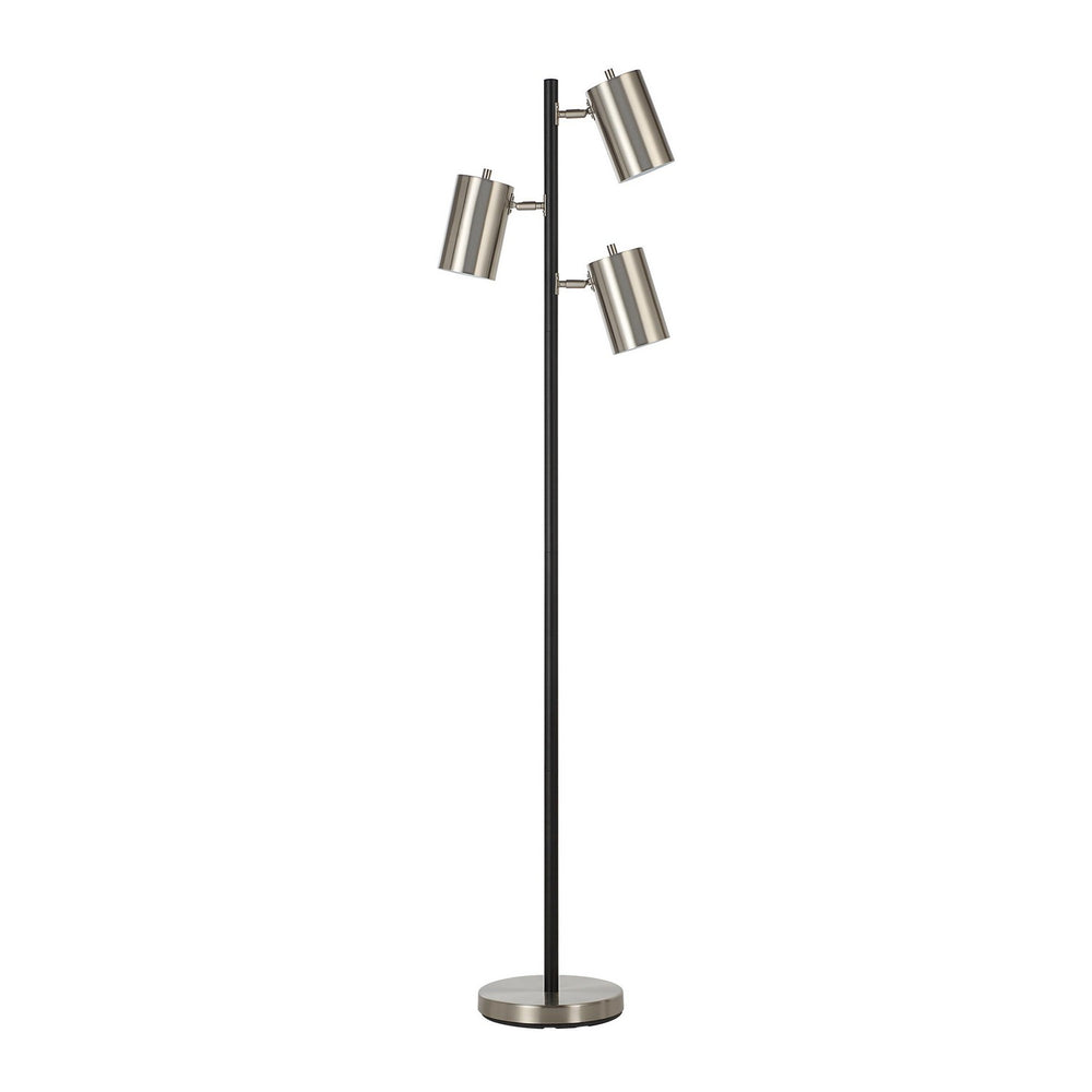 Renwil Canada - Three Light Floor Lamp - Meandros - Matte Black- Union Lighting Luminaires Decor