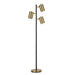 Renwil Canada - Three Light Floor Lamp - Mosaic - Matte Black- Union Lighting Luminaires Decor