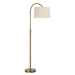 Renwil Canada - One Light Floor Lamp - Moulton - Dark Antique Brushed Brass- Union Lighting Luminaires Decor