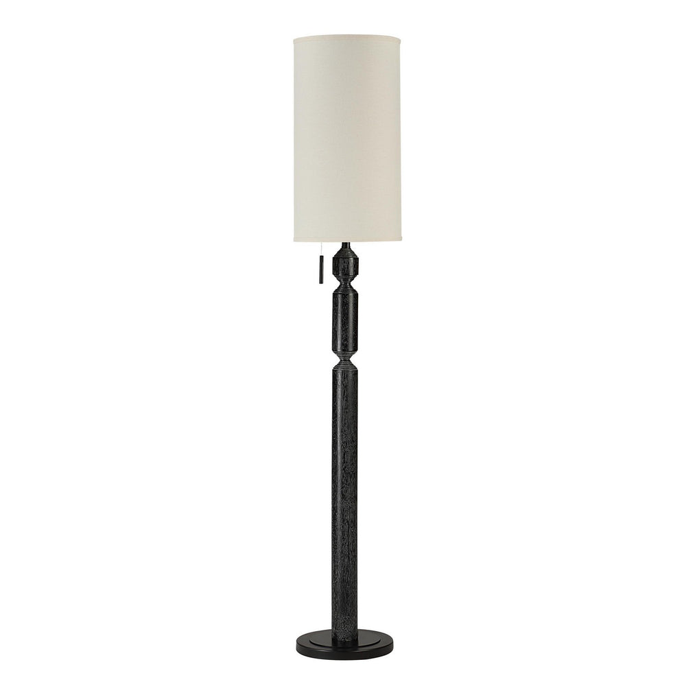 Renwil Canada - One Light Floor Lamp - Pheonix - Matte Black Wash- Union Lighting Luminaires Decor
