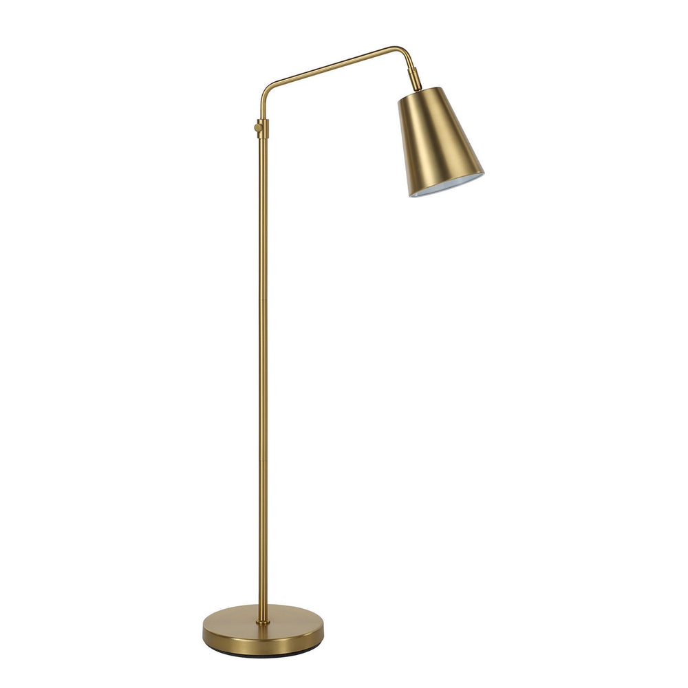 Renwil Canada - One Light Floor Lamp - Vidura - Brass- Union Lighting Luminaires Decor