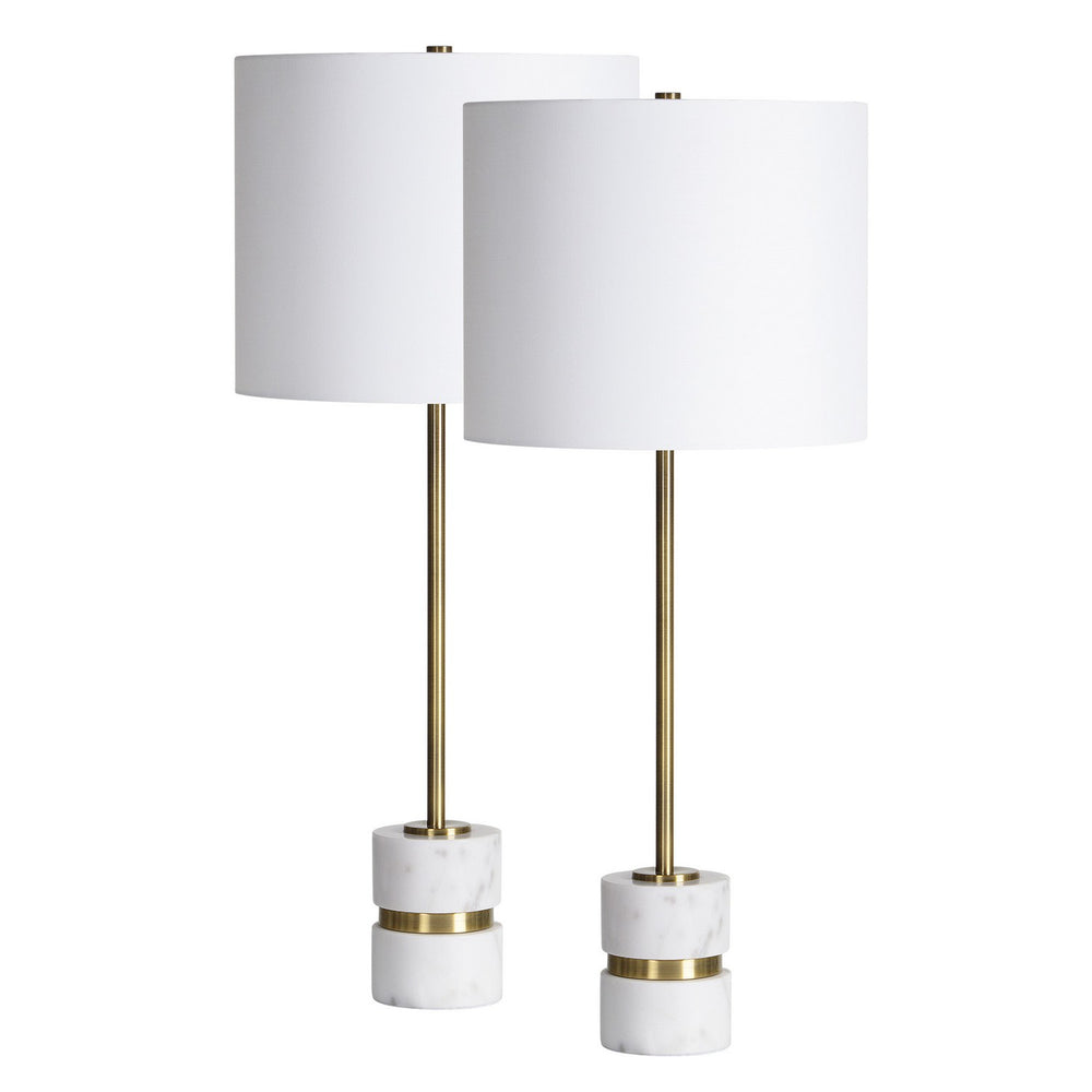 Renwil Canada - LED Table Lamp- Set - Talulla - Antique Brass- Union Lighting Luminaires Decor