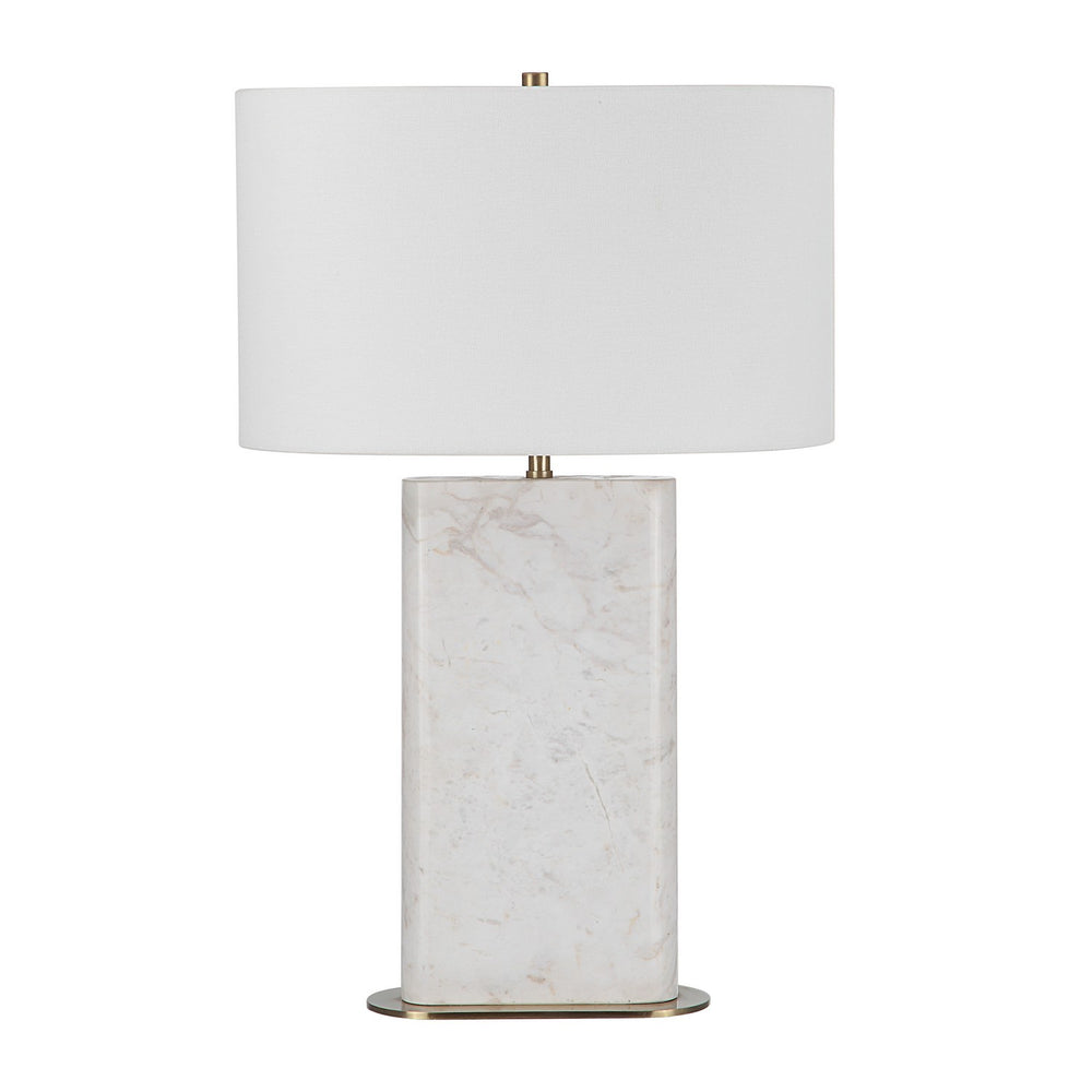 Renwil Canada - LED Table Lamp - Irisa - Honed White- Union Lighting Luminaires Decor