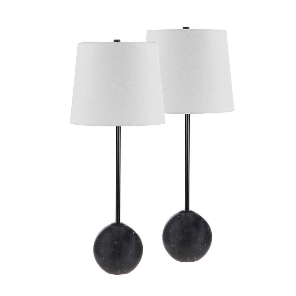 Renwil Canada - LED Table Lamp- Set Of Two - Bangor - Honed Black- Union Lighting Luminaires Decor