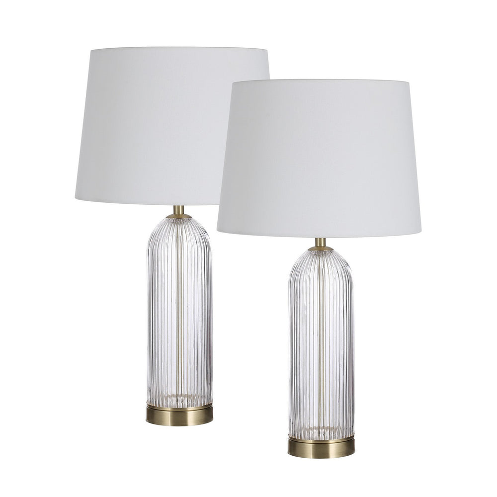 Renwil Canada - LED Table Lamp- Set Of Two - Ocala - Clear- Union Lighting Luminaires Decor