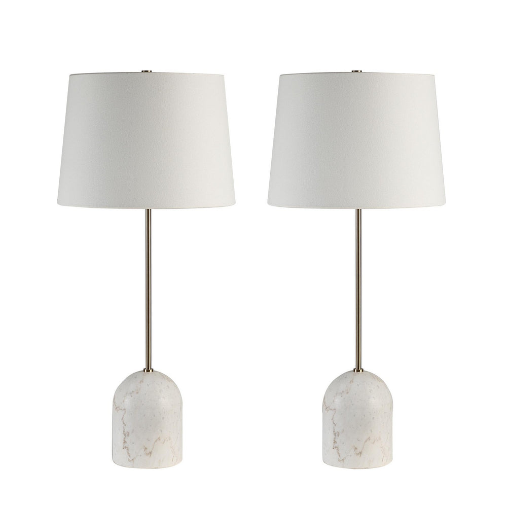 Renwil Canada - Two Light Table Lamp - Dili - White- Union Lighting Luminaires Decor