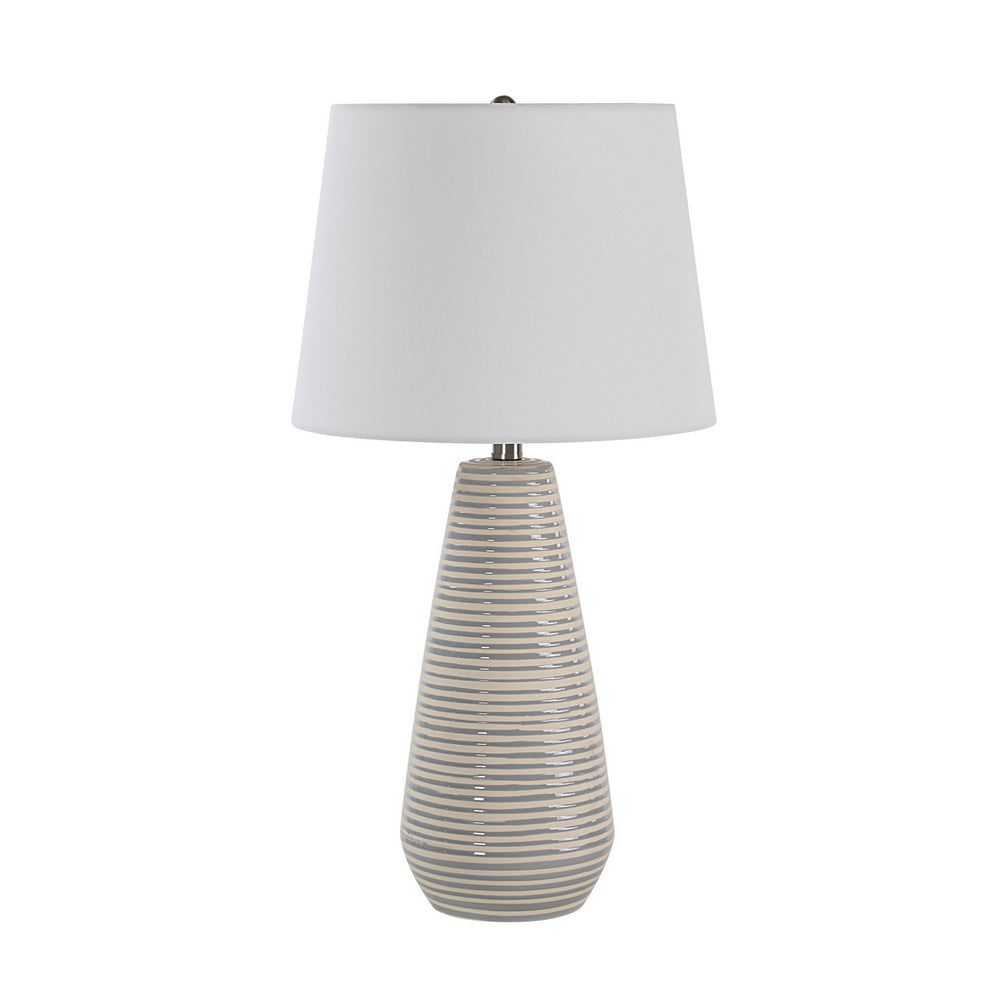 Renwil Canada - One Light Table Lamp - Pera - Gray And Ivory- Union Lighting Luminaires Decor