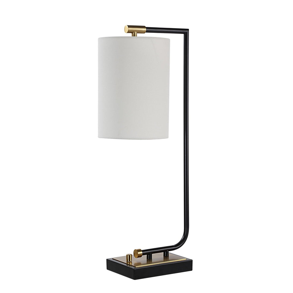 Renwil Canada - One Light Table Lamp - Perlato - Matte Black- Union Lighting Luminaires Decor