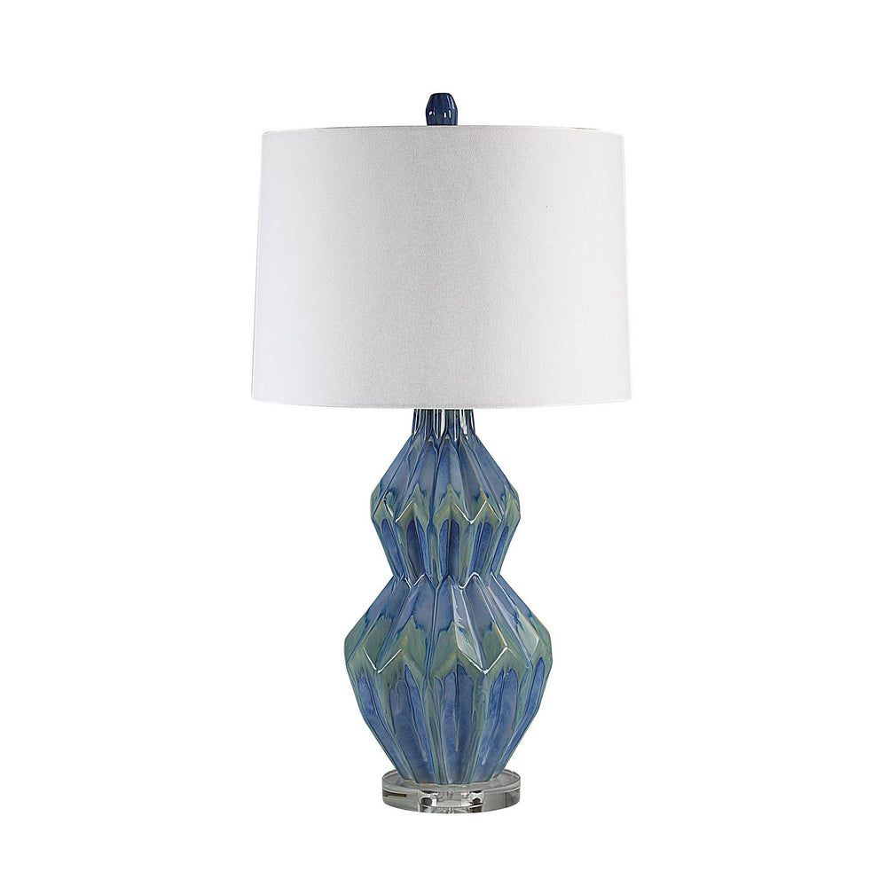 Renwil Canada - One Light Table Lamp - Serres - Turquoise Blue- Union Lighting Luminaires Decor