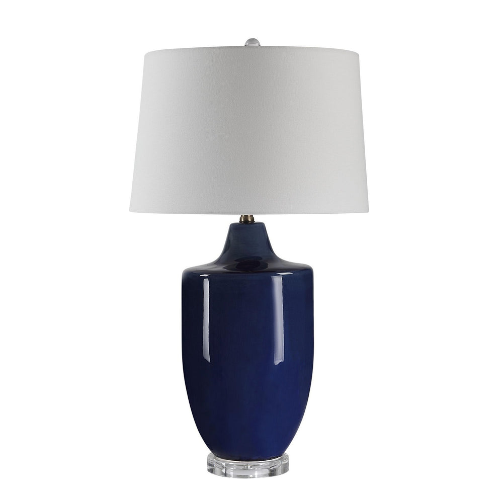 Renwil Canada - One Light Table Lamp - Decimus - Crackled Navy- Union Lighting Luminaires Decor