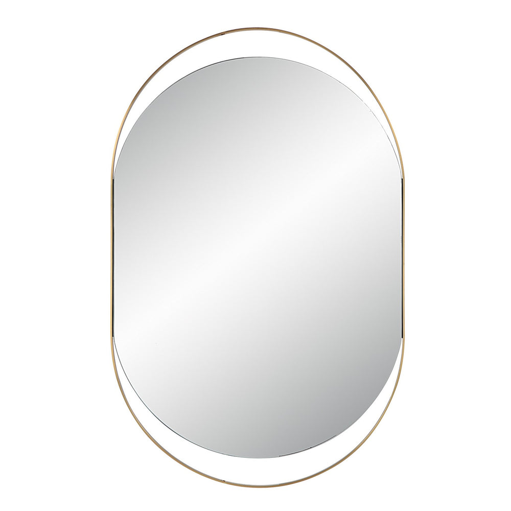 Renwil Canada - Mirror - Ecru - SATIN BRASS- Union Lighting Luminaires Decor