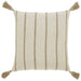 Renwil Canada - Pillow - Truden - Natural Linen / Dark Brown Linen Stripe- Union Lighting Luminaires Decor