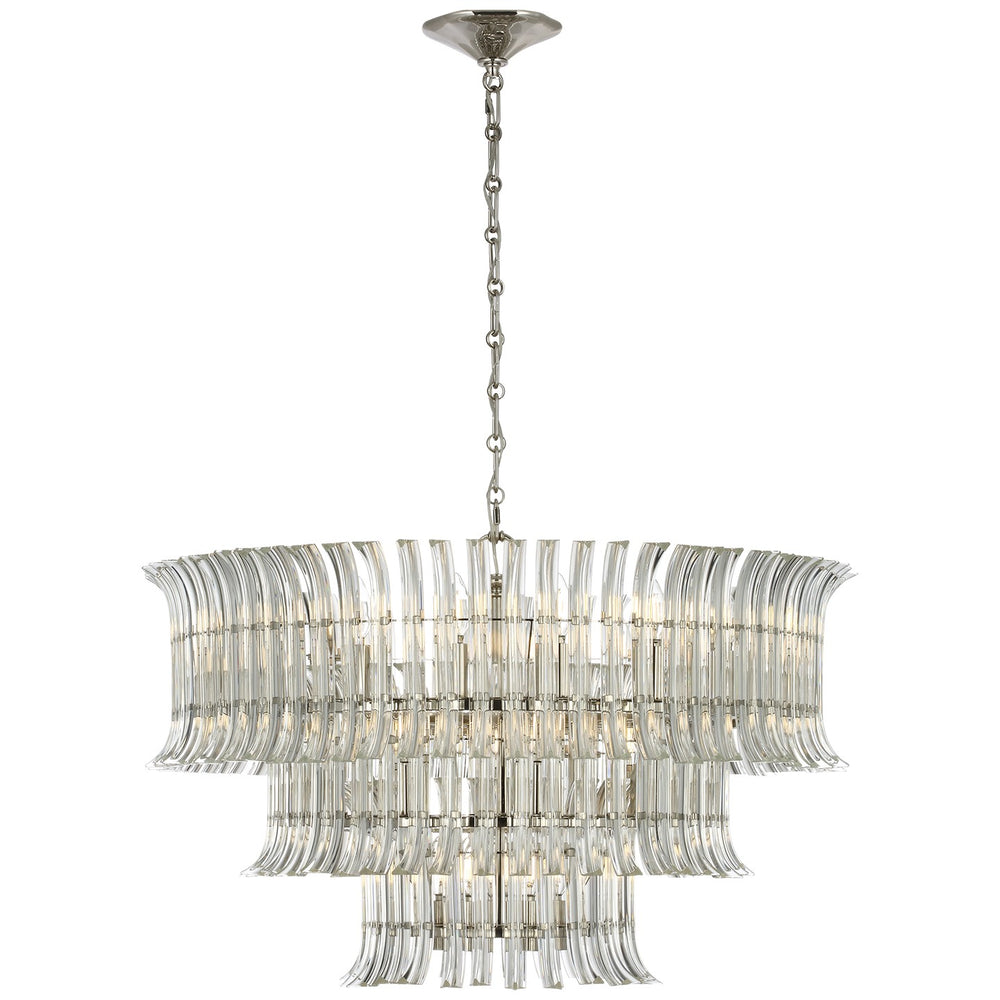 Visual Comfort Signature Canada - LED Chandelier - Rhine - Polished Nickel- Union Lighting Luminaires Decor