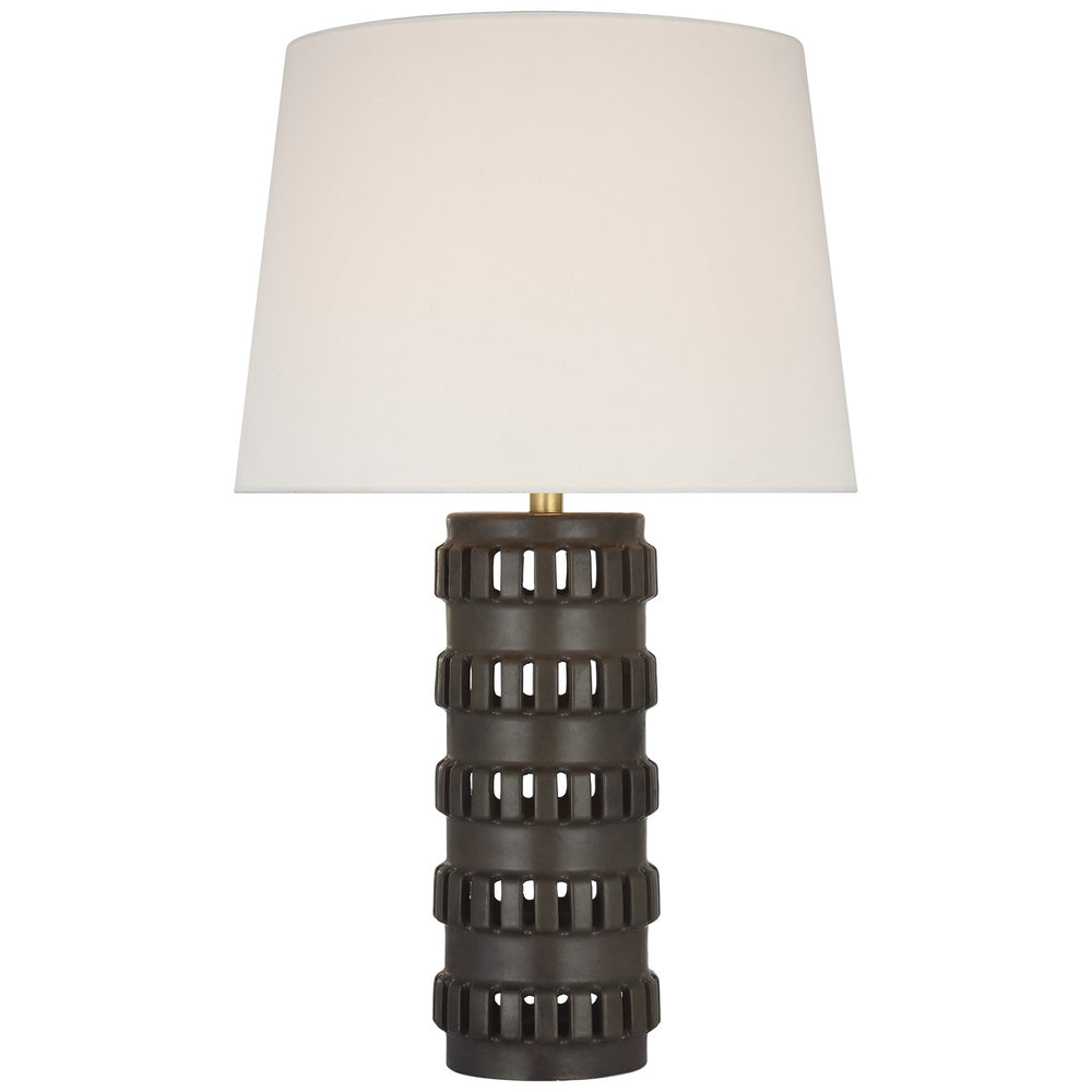 Visual Comfort Signature Canada - LED Table Lamp - Mullin - Dusted Cocoa- Union Lighting Luminaires Decor