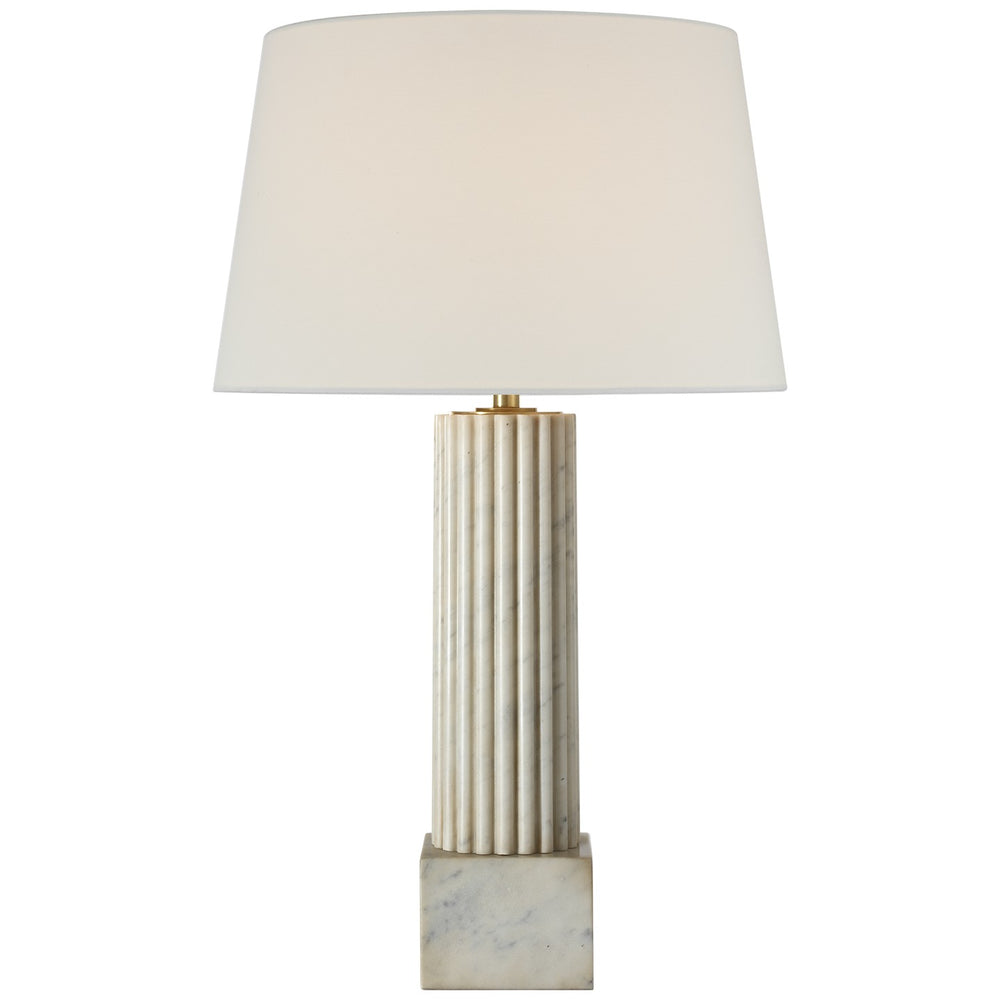 Visual Comfort Signature Canada - LED Table Lamp - Reeve - Vintage Carrara- Union Lighting Luminaires Decor