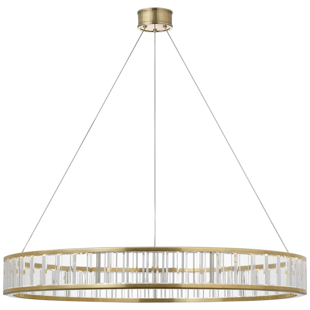 Visual Comfort Signature Canada - LED Chandelier - Iterna - Antique-Burnished Brass- Union Lighting Luminaires Decor