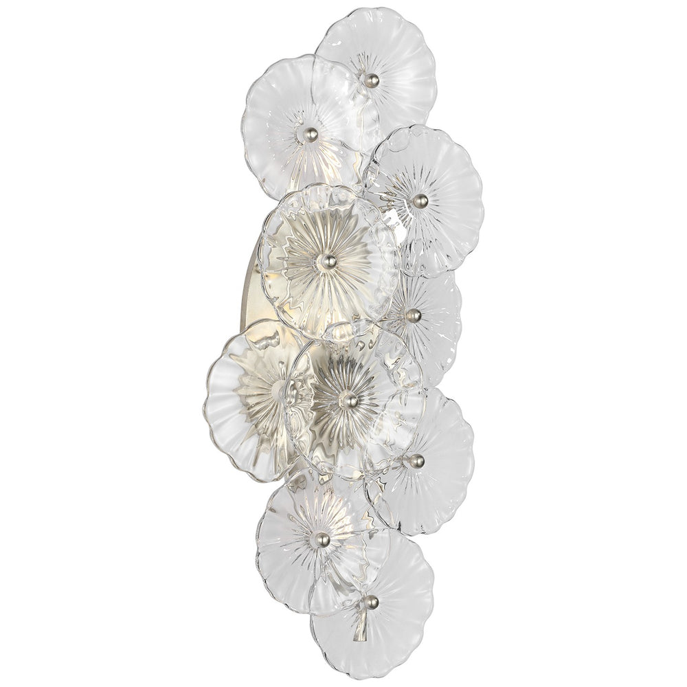 Visual Comfort Signature Canada - LED Wall Sconce - Gianna - Burnished Silver Leaf- Union Lighting Luminaires Decor