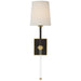 Visual Comfort Signature Canada - LED Wall Sconce - Lucia - Matte Black and Crystal- Union Lighting Luminaires Decor