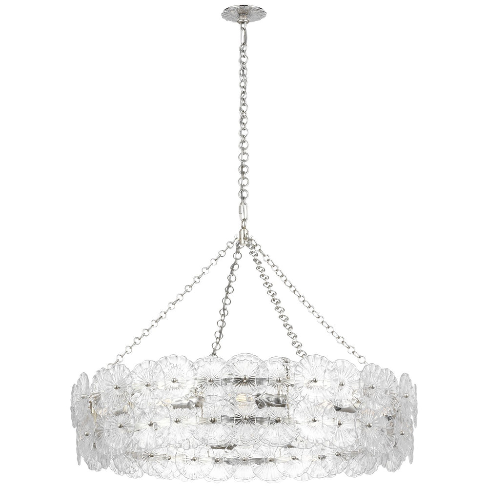 Visual Comfort Signature Canada - LED Chandelier - Gianna - Burnished Silver Leaf- Union Lighting Luminaires Decor