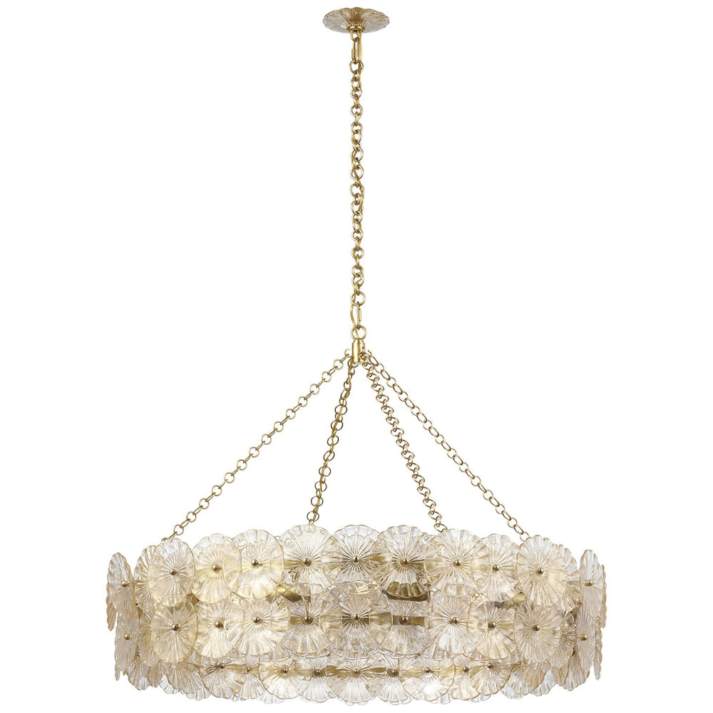Visual Comfort Signature Canada - LED Chandelier - Gianna - Hand-Rubbed Antique Brass- Union Lighting Luminaires Decor