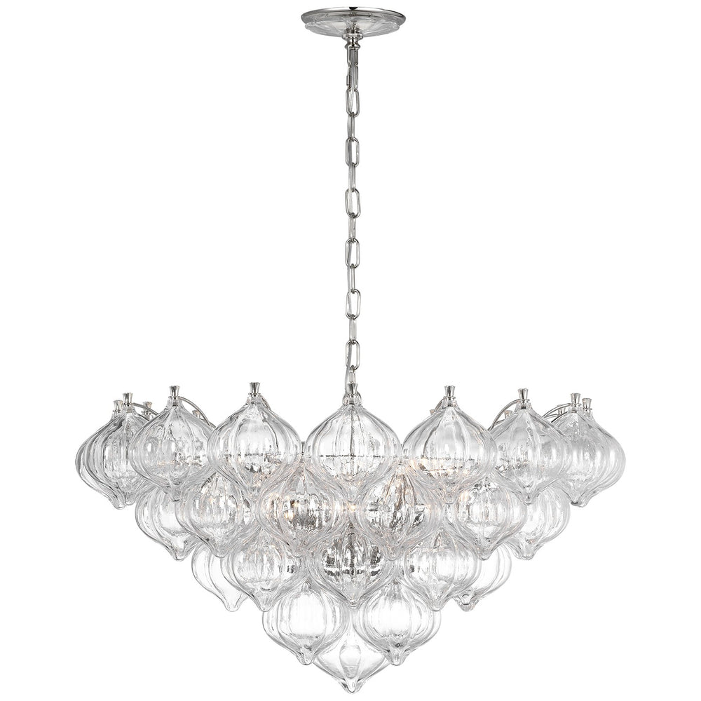 Visual Comfort Signature Canada - LED Chandelier - Caselli - Polished Nickel- Union Lighting Luminaires Decor