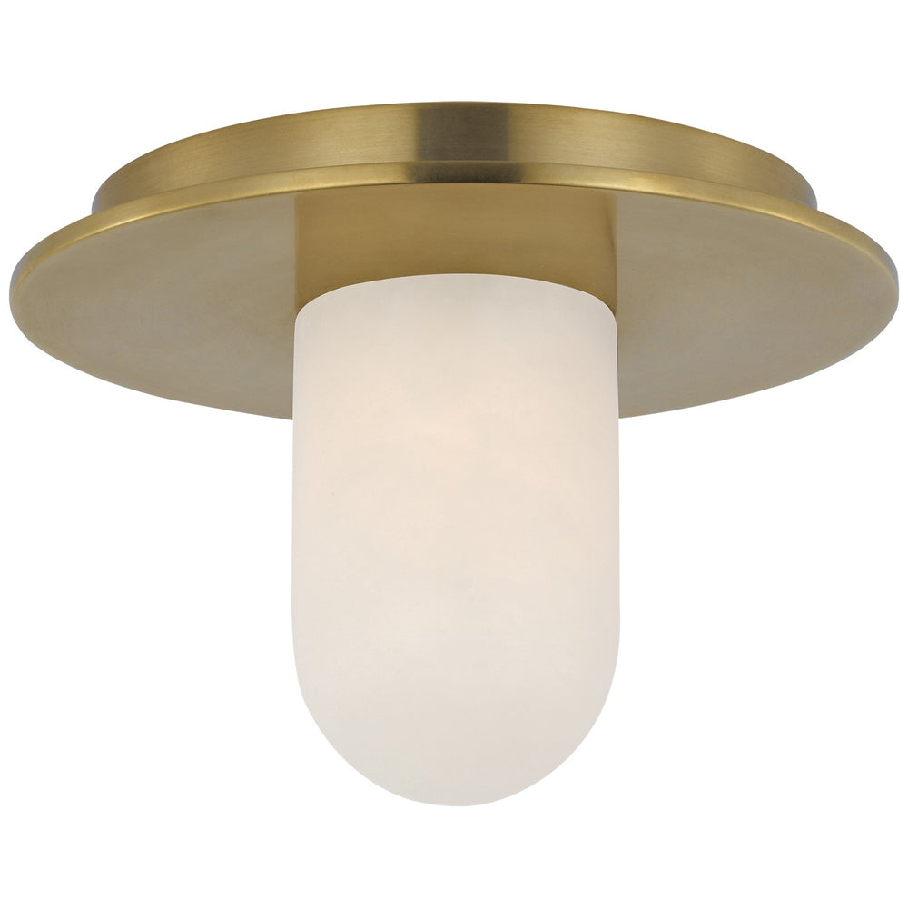 Visual Comfort Signature Canada - LED Flush Mount - Fosse - Antique-Burnished Brass- Union Lighting Luminaires Decor