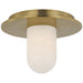 Visual Comfort Signature Canada - LED Flush Mount - Fosse - Antique-Burnished Brass- Union Lighting Luminaires Decor