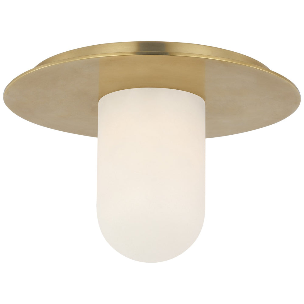 Visual Comfort Signature Canada - LED Flush Mount - Fosse - Antique-Burnished Brass- Union Lighting Luminaires Decor
