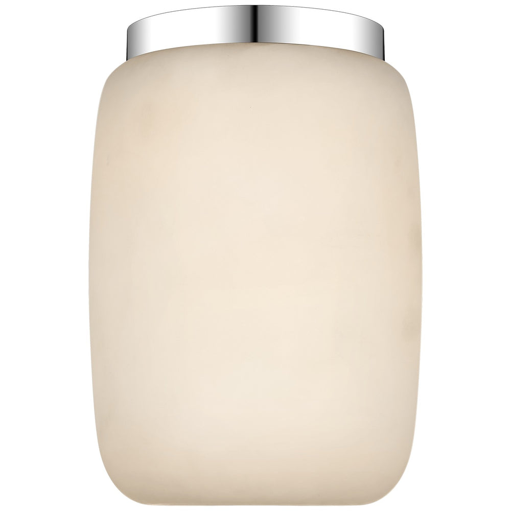 Visual Comfort Signature Canada - LED Flush Mount - Formosa - Alabaster and Polished Nickel- Union Lighting Luminaires Decor