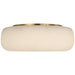 Visual Comfort Signature Canada - LED Flush Mount - Formosa - Alabaster and Antique-Burnished Brass- Union Lighting Luminaires Decor