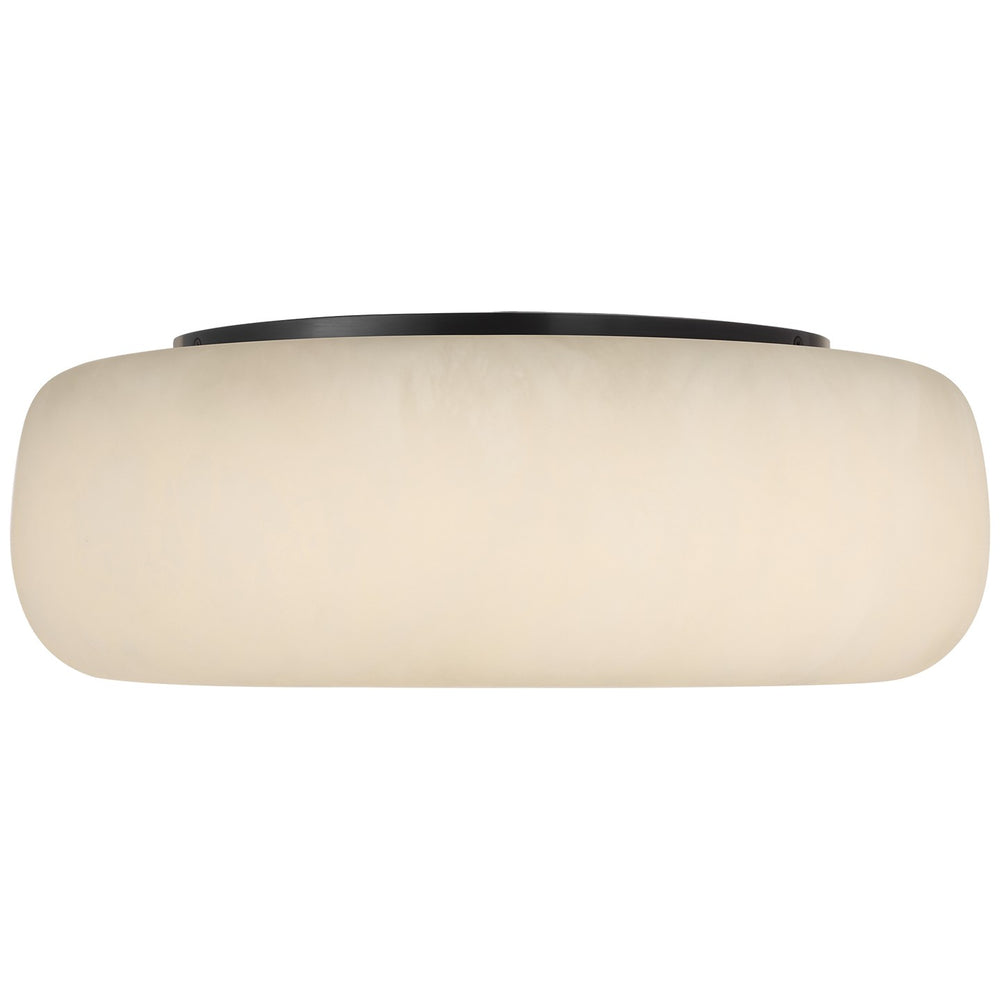 Visual Comfort Signature Canada - LED Flush Mount - Formosa - Alabaster and Bronze- Union Lighting Luminaires Decor