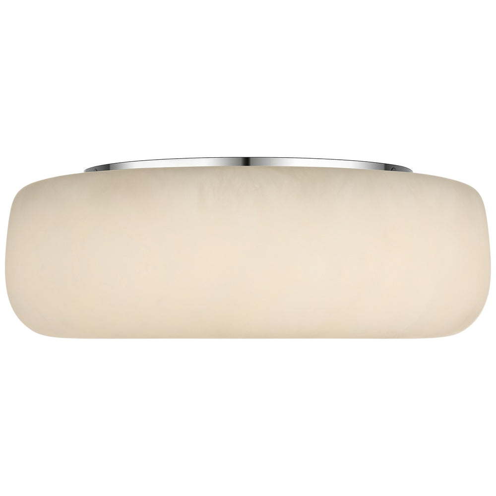 Visual Comfort Signature Canada - LED Flush Mount - Formosa - Alabaster and Polished Nickel- Union Lighting Luminaires Decor
