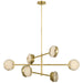 Visual Comfort Signature Canada - LED Chandelier - Melange - Antique-Burnished Brass- Union Lighting Luminaires Decor