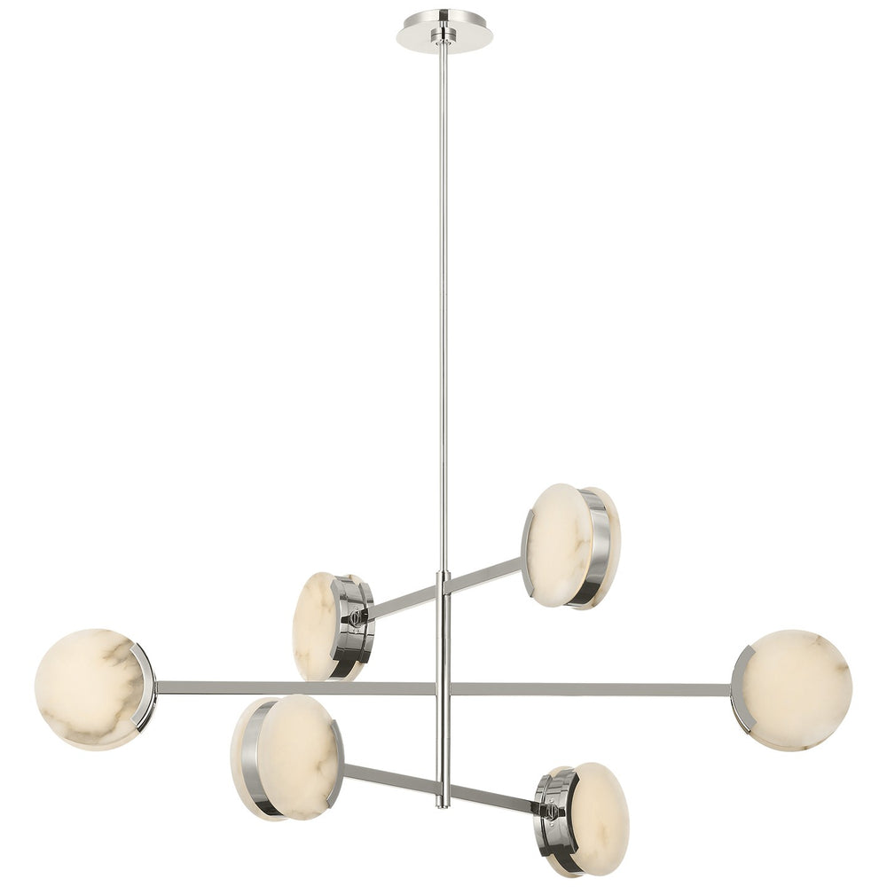 Visual Comfort Signature Canada - LED Chandelier - Melange - Polished Nickel- Union Lighting Luminaires Decor