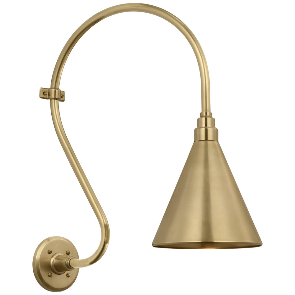 Visual Comfort Signature Canada - LED Barn Light - Academy Barn Light - Hand-Rubbed Antique Brass- Union Lighting Luminaires Decor