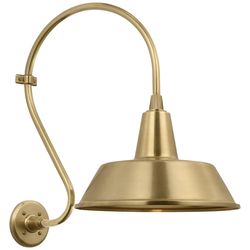 Visual Comfort Signature Canada - LED Barn Light - Academy Barn Light - Hand-Rubbed Antique Brass- Union Lighting Luminaires Decor