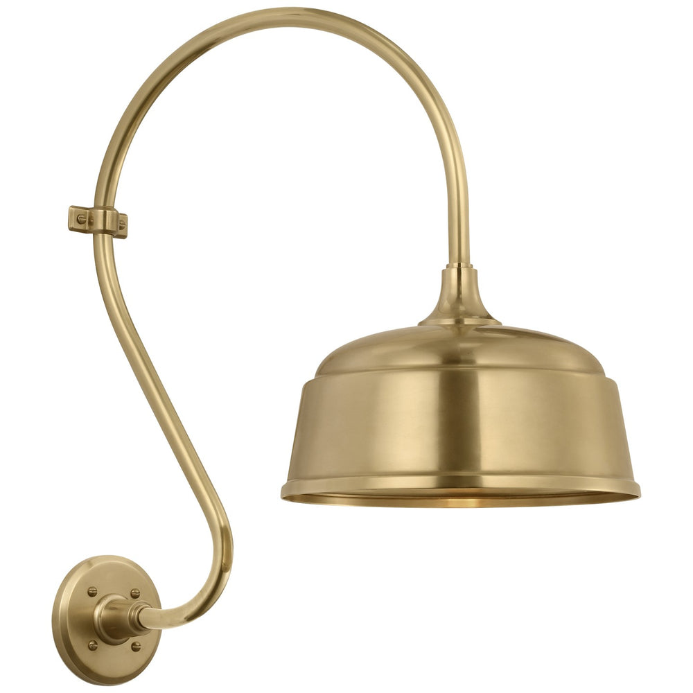 Visual Comfort Signature Canada - LED Barn Light - Academy Barn Light - Hand-Rubbed Antique Brass- Union Lighting Luminaires Decor