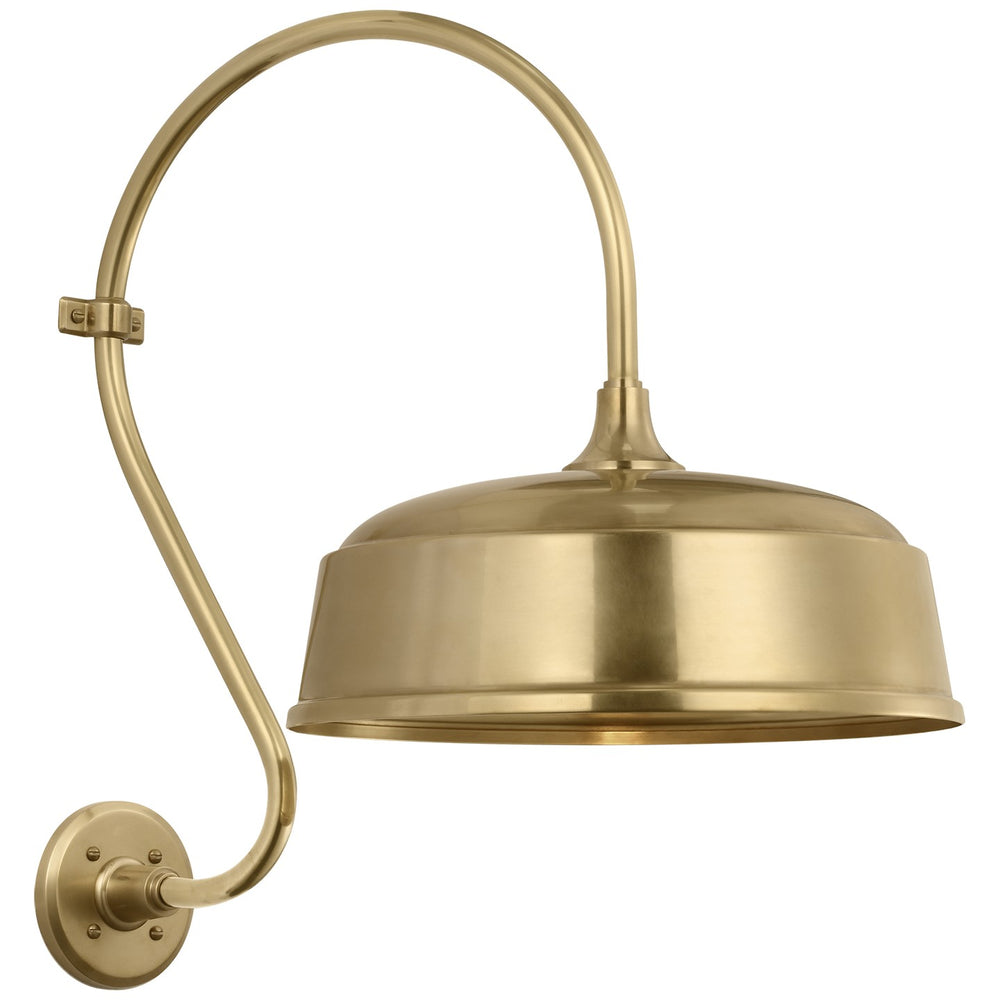 Visual Comfort Signature Canada - LED Barn Light - Academy Barn Light - Hand-Rubbed Antique Brass- Union Lighting Luminaires Decor