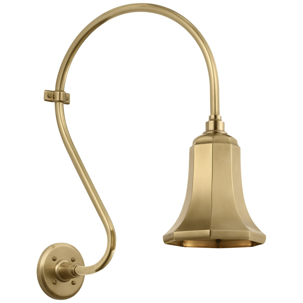 Visual Comfort Signature Canada - LED Barn Light - Academy Barn Light - Hand-Rubbed Antique Brass- Union Lighting Luminaires Decor
