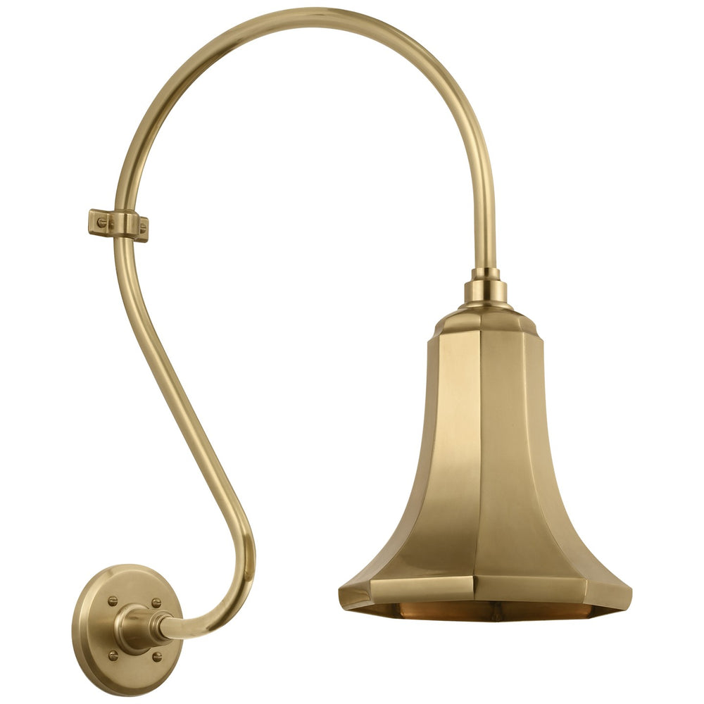 Visual Comfort Signature Canada - LED Barn Light - Academy Barn Light - Hand-Rubbed Antique Brass- Union Lighting Luminaires Decor