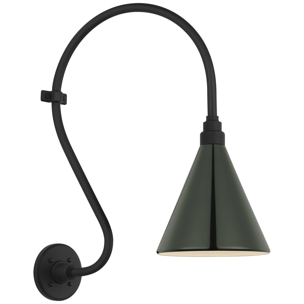 Visual Comfort Signature Canada - LED Barn Light - Academy Barn Light - Matte Black- Union Lighting Luminaires Decor