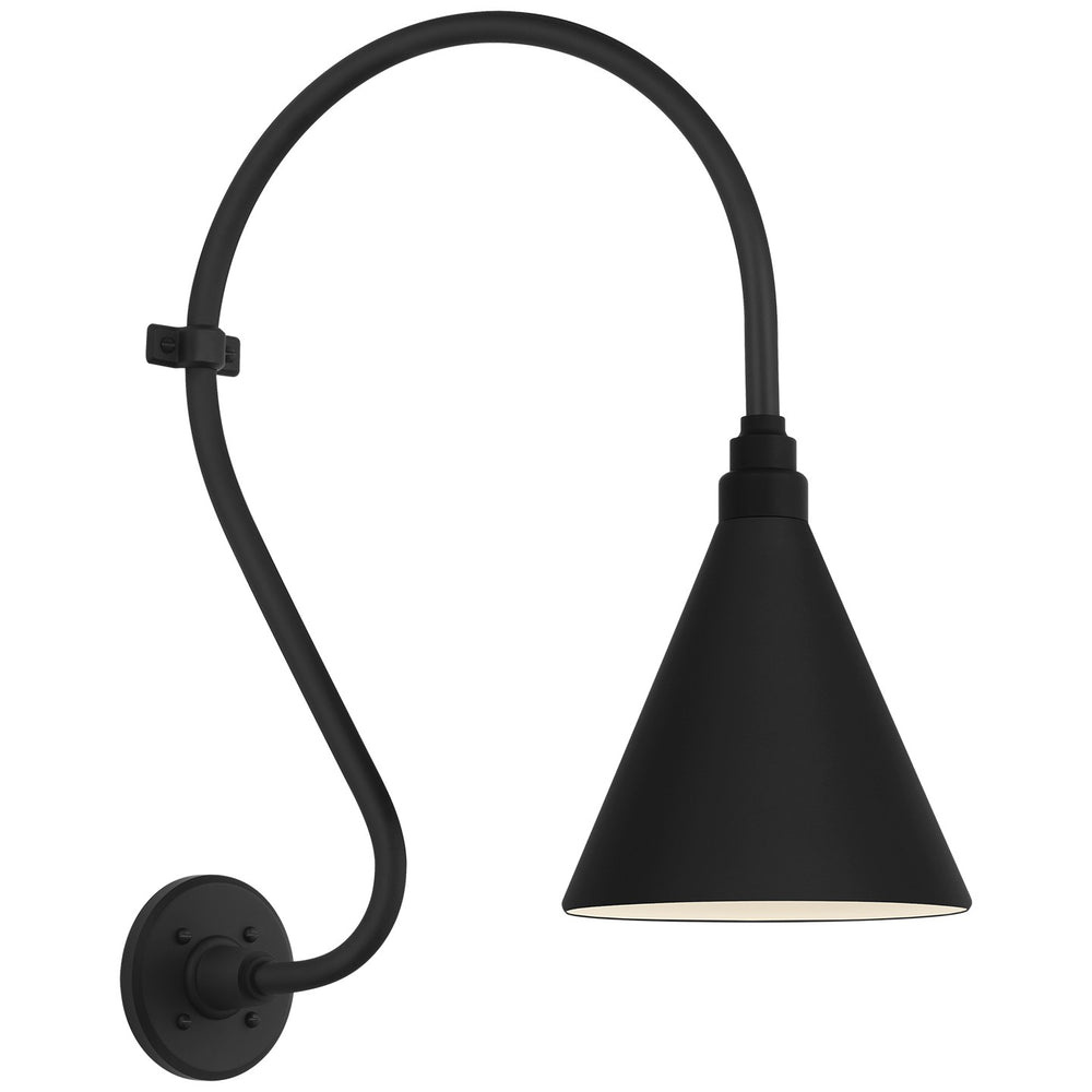 Visual Comfort Signature Canada - LED Barn Light - Academy Barn Light - Matte Black- Union Lighting Luminaires Decor
